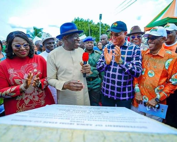 Jonathan Lauds Eno’s Achievements Commissions Projects In A’Ibom