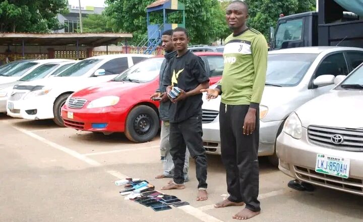 Police Arrest Armed Robbery Suspects, Recover Firearm, 10 Stolen Vehicles, Laptops, Phones, Other Items