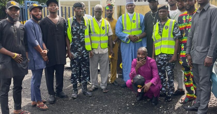 NBM of AFRICA, Abuja Zone donates Traffic warden stands, reflective Jackets to Police.