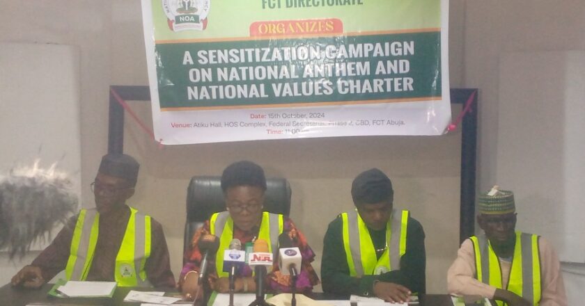 NOA tasks citizens on internilising National Anthem, values in daily lives 