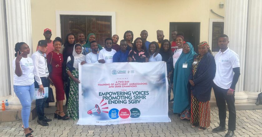 CEPASD Trains 20 Community Youth as Anti-SGBV Ambassadors and SRHR Champions