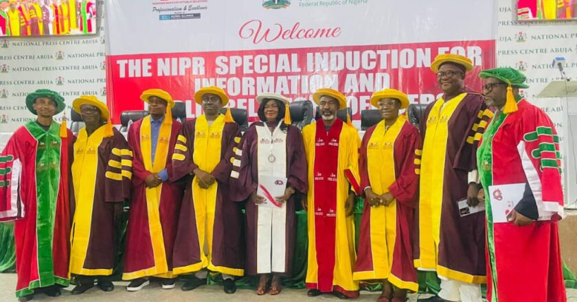 Information Minister Charges New NIPR Inductees on ethical communication