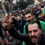 Protests in Syria over Christmas tree burning