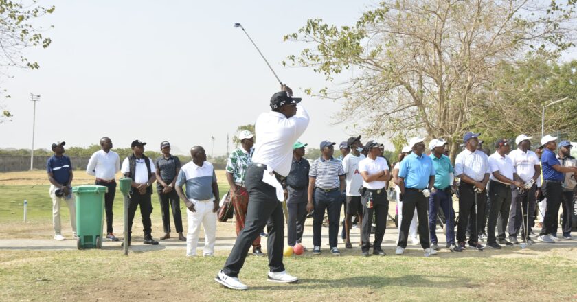 NGF partners Defence Headquarters to celebrate AFRDC with special golf kitty