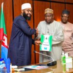 GOVERNOR BAGO SWEARS-IN NEW MEMBERS OF NIGER STATE INDEPENDENT ELECTORAL COMMISSION.