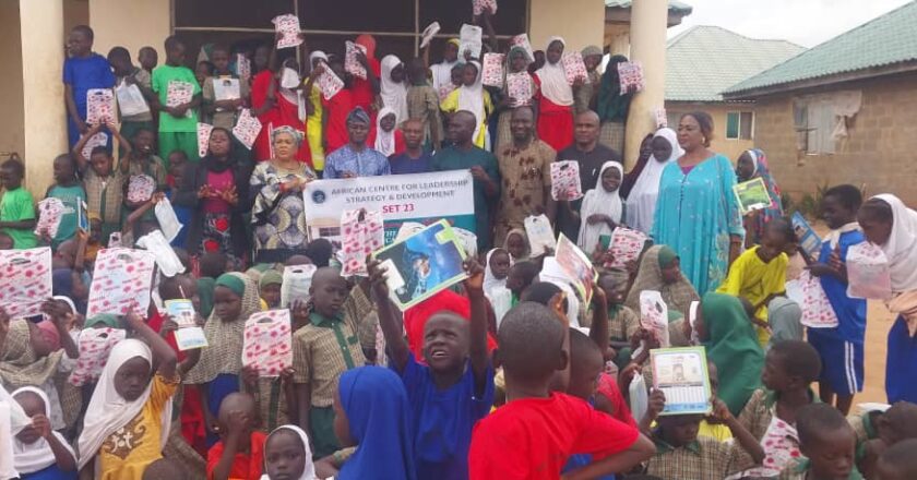 Group donates education materials to 350 pupils, empowers parents in IDP Camp, Apo Abuja