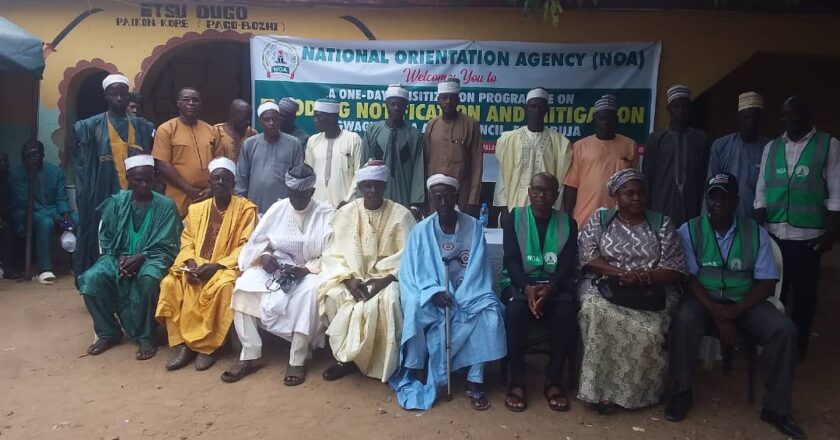 Flooding: NOA identifies, sensitises high risk prone communities in FCT