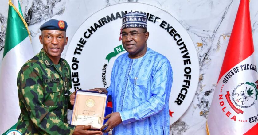 Updated NAF, NDLEA strengthen strategic partnership to tackle drug threats and enhance national security