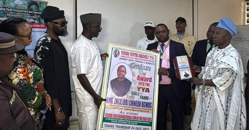 Chinedu Ogwus Named Yoruba Humanitarian Icon, Enters Awolowo Hall of Fame