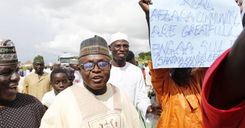 Jubilation in Awe South Constituency as Gov. Sule construct Adudu/Azara road, other projects.