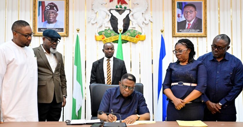 Otu assents ₦104bn supplementary Budget into Law, approves roads, electricity, counterpart funds bills