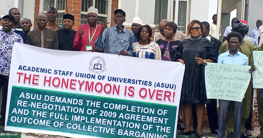 ASUU protest: UniAbuja demands better pay, unpaid welfare release