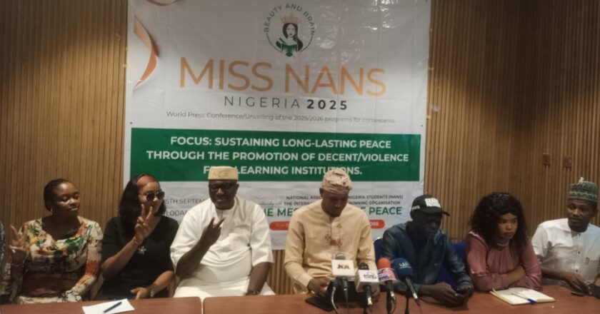 Miss NANS Nigeria peace pageant set to debut