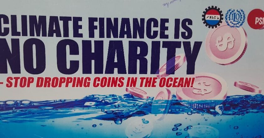 Push for finance, debt cancellation for climate action, Organisation urges trade unions