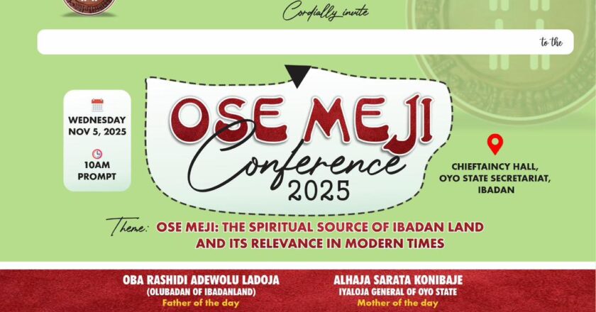 Ibadan Prepares To Host Ose Meji Festival Conference
