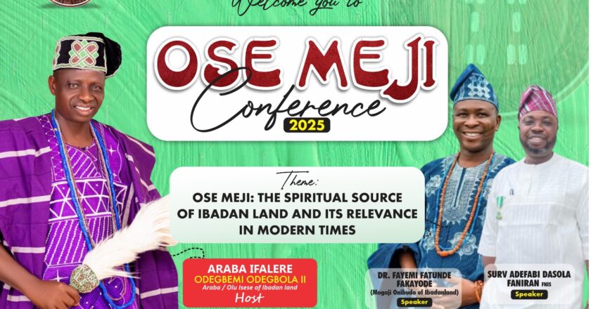 OSEMEJI/OBAMORO Conference To Hold Tomorrow Wednesday 5