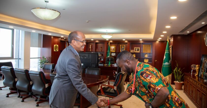 Augustine Igweshi Meets AU Chairperson, Calls for Acceleration of Youth Charter Ratification and Free Movement Protocol