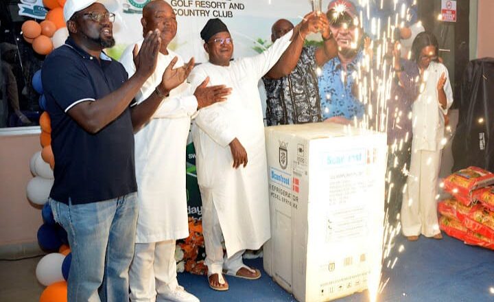 Fred Otobo clinches overall best net prize at Engr. Andrew Yakubu’s 70th birthday golf kitty