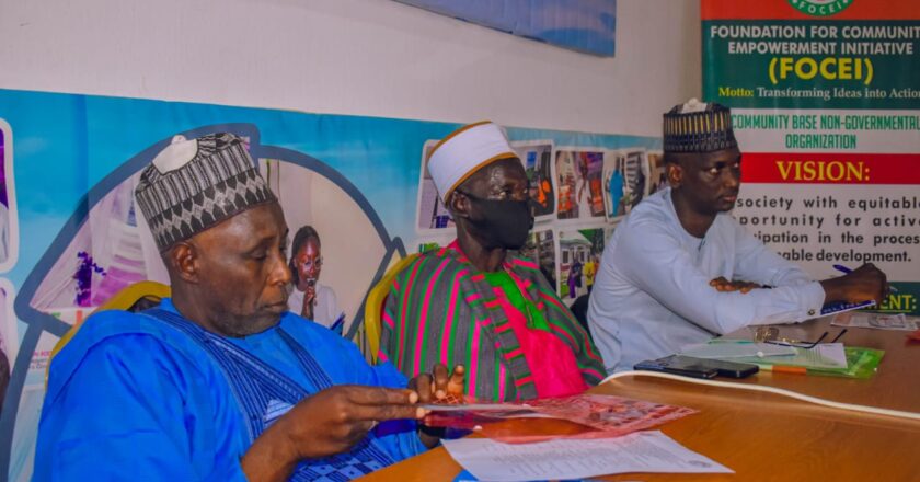 GBV: FOCEI embarks on campaign to end culture of silence in Gombe communities