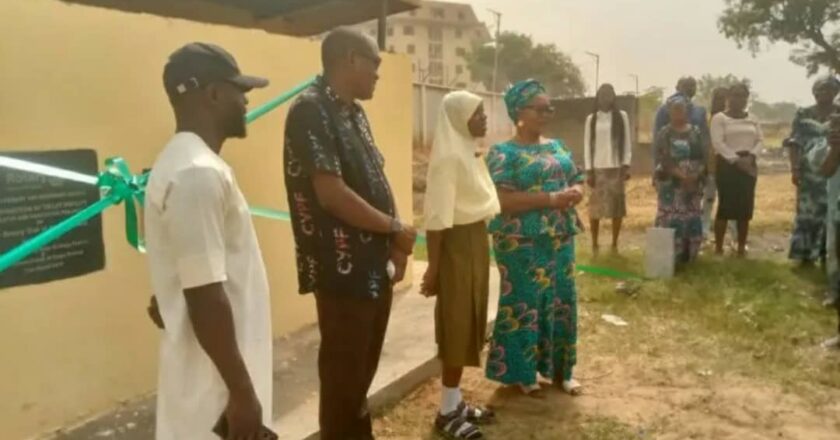 NGO inaugurates renovated toilet facility at Abuja school