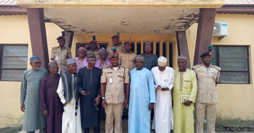 Retires Immigration officers leadership visits NIS training school, Kano