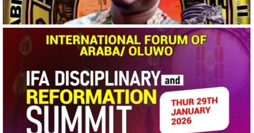 Ifá Disciplinary And Reformation Summit Set For Thursday In Ibadan