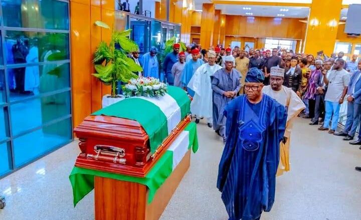 SENATE PRESIDENT LEADS VALEDICTORY SESSION IN HONOUR OF LATE SENATOR OKECHUKWU EZE AEA