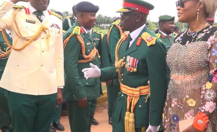 Benin Barracks Gives General Akerejola Ceremonial Pull-Out