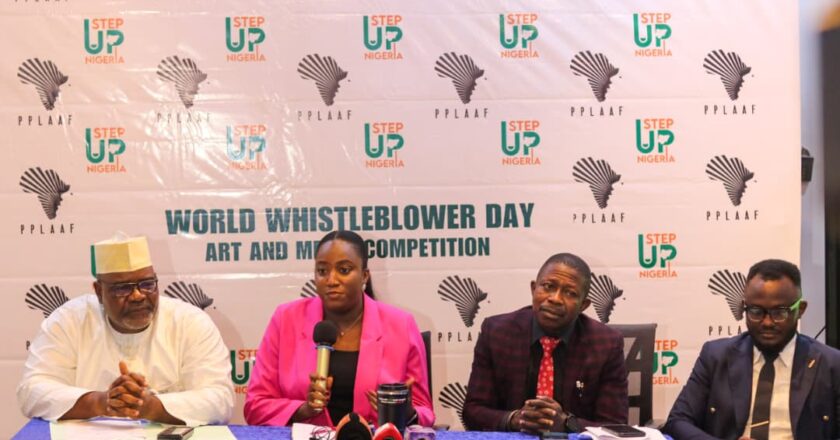 A new initiative which aims to shine spotlight on whistleblowing and protection in Nigeria has been launched by Step Up Nigeria, in partnership with the Platform to Protect Whistleblowers in Africa (PPLAAF).