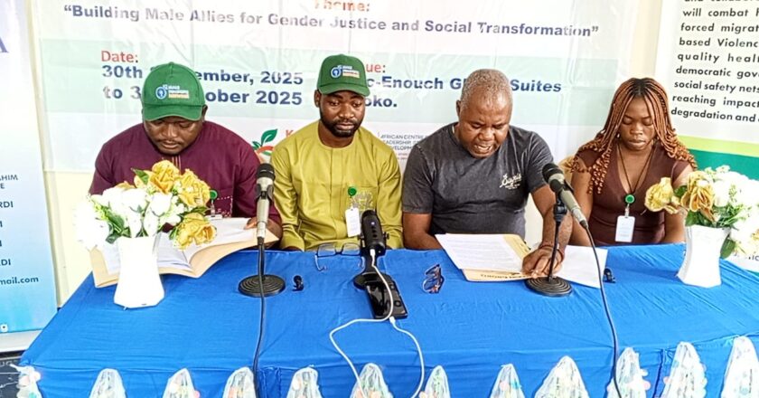 Kozaki Foundation Trains 300 Male Allies to Tackle Gender-Based Violence in North Central Nigeria.
