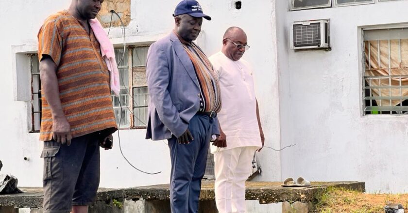 Cross River: Commissioner inspects ongoing reconstruction site