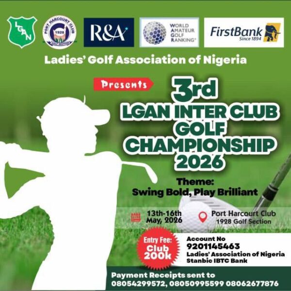 LGAN set for 3rd Interclub Golf Championship in Port Harcourt