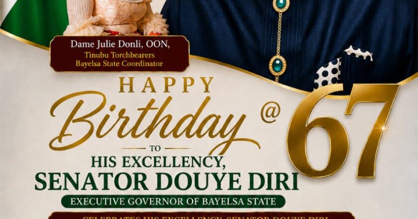 Donli Celebrates Gov. Diri at 67, Praises Leadership
