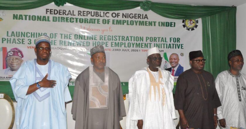 NDE inaugurates Phase III Renewed Hope scheme, targets 26,961 unemployed Nigerians