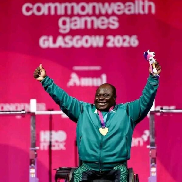 Kuje Area Council Chairman Congratulates Rilwan Idris Sabo on Historic Commonwealth Games Gold Medal