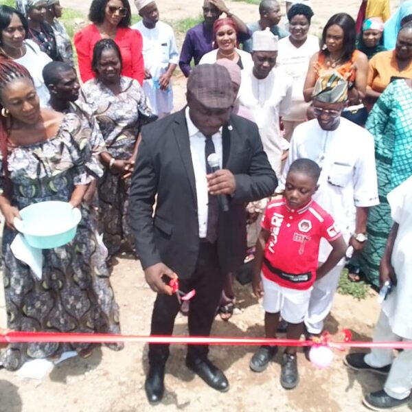 “INVEST IN MINDS, BUILD NATIONS”: AIGBEFOH CHALLENGES NIGERIANS TO FUND EDUCATION AS NIMAT NAMES STADIUM IN HIS HONOUR