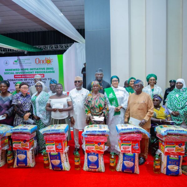 Oluremi Tinubu’s RHI expands food intervention to combat hunger in Ondo