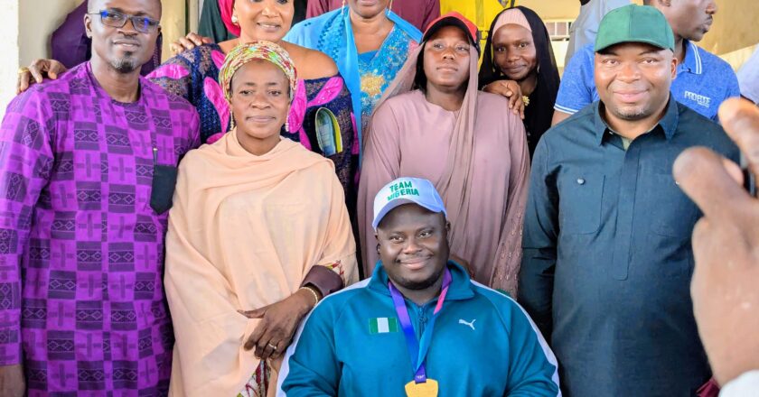 Kuje Chairman Celebrates Rilwan Idris Sabo’s Gold Medal Feat, Reaffirms Support for Sports