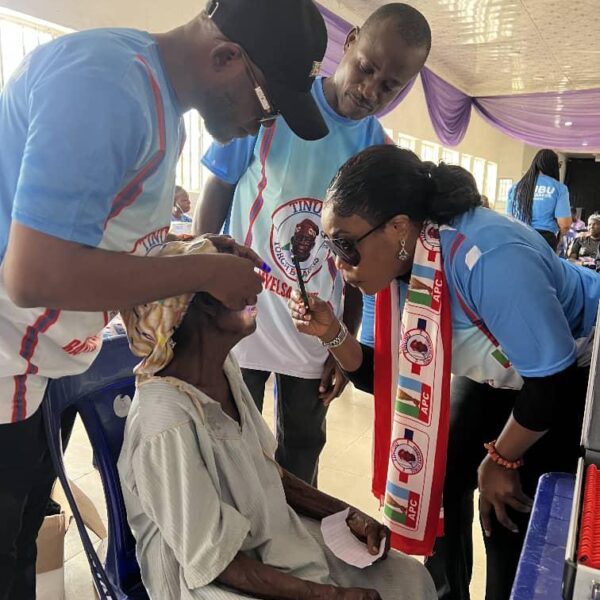 Tinubu Torch Bearers Take Free Healthcare to Over 250 Residents in Amassoma