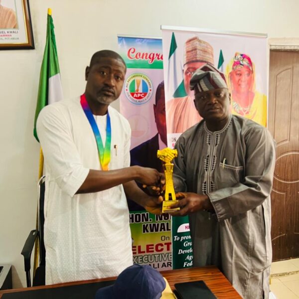 AgricWorld Honours Kwali Chairman as Best Performing Local Government Chairman on Agriculture and Rural Development, 2026