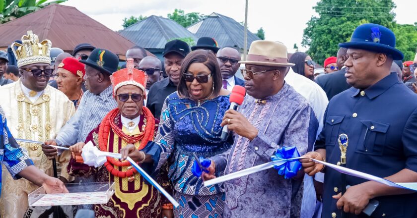 FUBARA COMMISSIONS 12.1KM EGWI-AFARA-MBA ROAD, PLEDGES NEW HOSPITAL FOR ETCHE KINGDOM