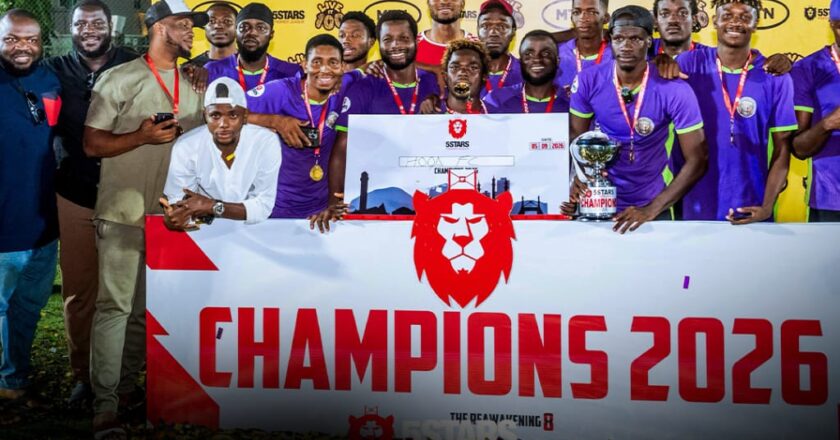 Hood FC Rules Supreme! Abuja Champions Demolish Sir J FC 4-1 to Claim the 2026 5Stars Premier League Title.