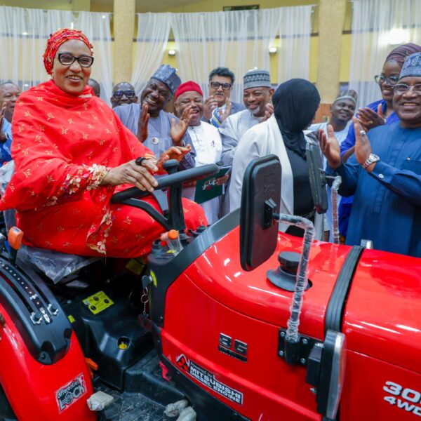 First ​‌⁠⁠⁠‍‍⁠⁠‌‍‍‍‍​‍‌⁠‌​Lady unveils training for 5,000 women, youths in mechanised farming