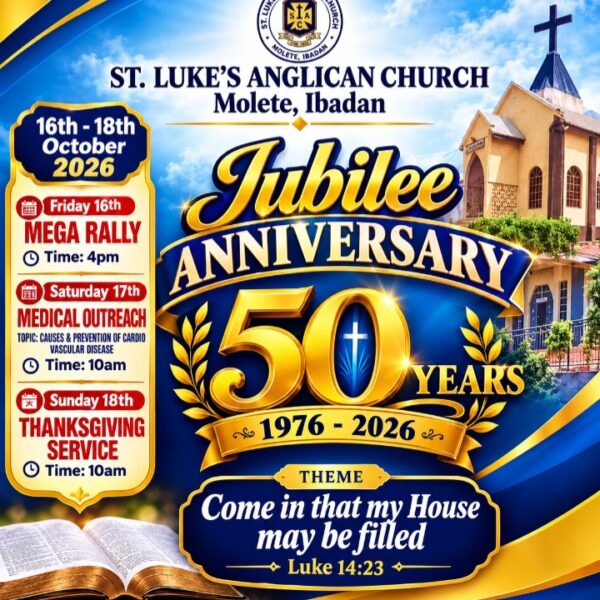 Former Oyo First Lady, Oluwakemi Alao-Akala, Other Dignitaries In Attendance As St. Luke’s Anglican Church, Molete Celebrates 50th Anniversary, Plus Pictures